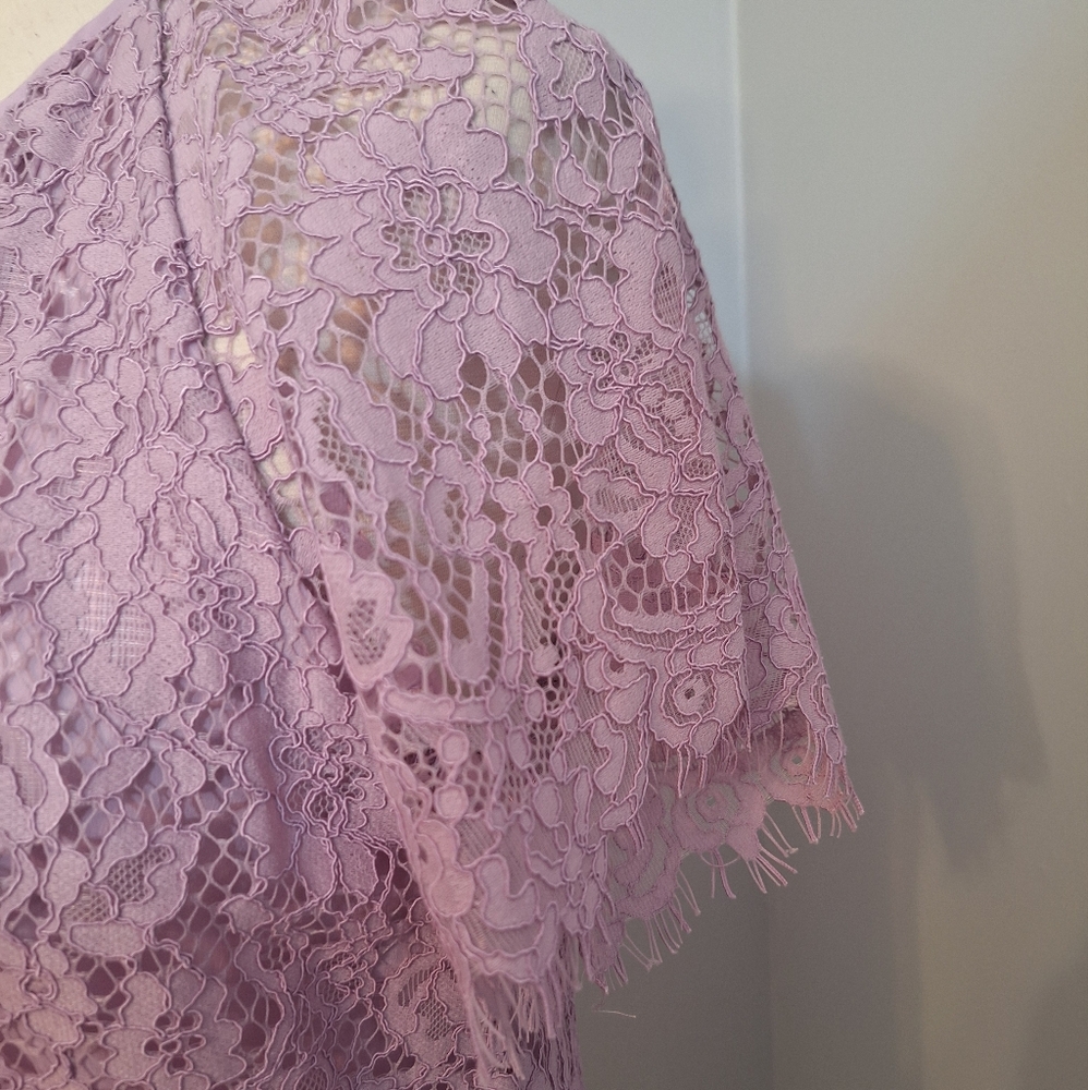 J. Crew lilac lace blouse top sz XS NWT *R - Picture 7 of 9